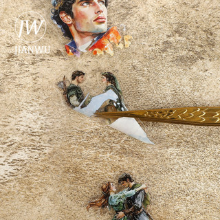 JIANWU 60mm * 200cm Vintage Nhân Vật Lâu Đài Phong Cảnh Chất Liệu Cắt Băng Thêu Sò PET Sáng Tạo DIY Tạp Chí Văn Phòng Phẩm