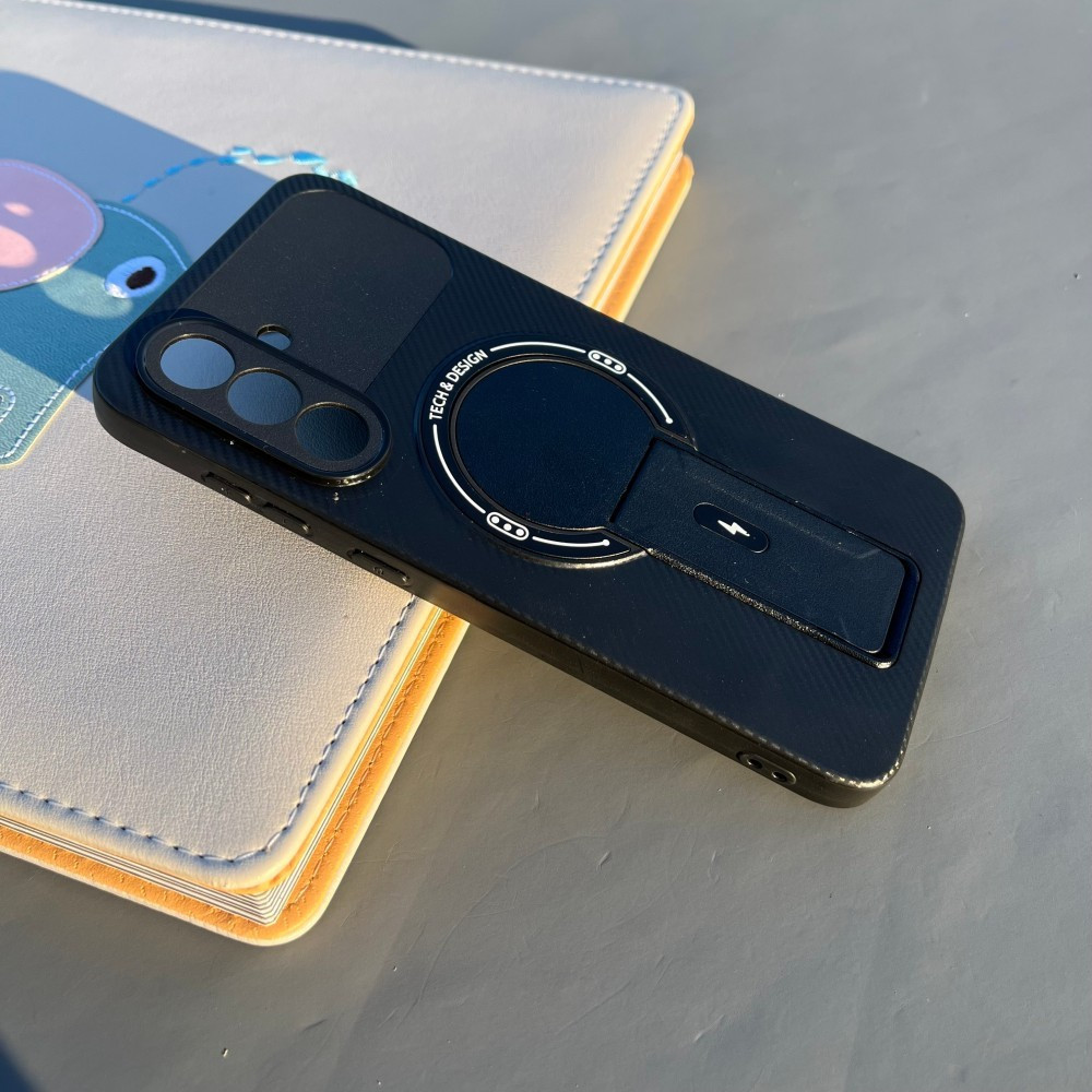 Ốp Điện Thoại Có Chân Đế Thẳng Đứng Cho Samsung Galaxy A56 A55 A54 A52 A36 A35 A26 A25 A17 A16 A15 A07 A06 A05 S25 S24 S23 S22 ULTRA FE PLUS EDGE A14 A13 A12 Từ Tính Chống Sốc