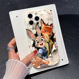 Zootopia 2 Judy Nick Cặp Đôi Vỏ Cho Xiaomi 11 12 lite 14 15 15t ULTRA POCO F4 F6 F7 M3 M6 M7 X3 X4 GT NFC X5 X6 X7 PRO Redmi 10 13 14 15 9 A3 A5 NOTE 10 8 9S PRO PLUS NYK