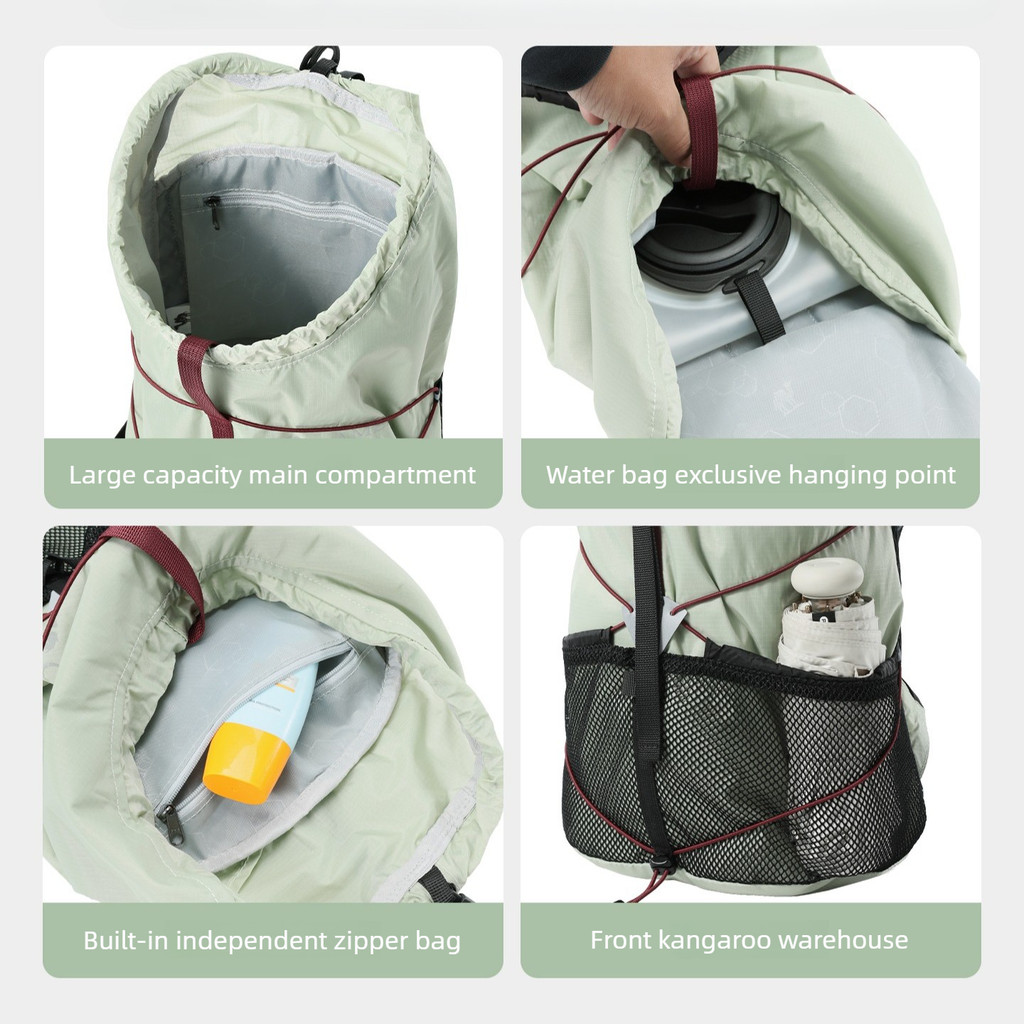 Ba lô du lịch đi lại nhẹ CAMEL CROWN 15L Đi bộ đường dài ngoài trời Daypack