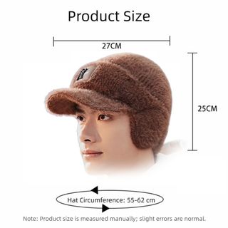 Mũ bóng chày len dệt kim NCE, dày và giữ ấm, phù hợp mùa đông và ngoài trời