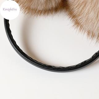 K2nightFee Chất Lượng Cao Real Fox Earmuffs Nữ Mùa Đông Giữ Ấm Tự Nhiên Bịt Tai Bé Gái Ấm Tai Cáo Sang Trọng Muff VN