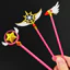 Cardcaptor Sakura Anime Hàng Hóa Các Bức Tượng Ma Thuật Cây Đũa Phép Mô Hình Hợp Kim Kim Kim Loại Đồ Trang Trí Đồ Chơi Quà Tặng Giáng Sinh