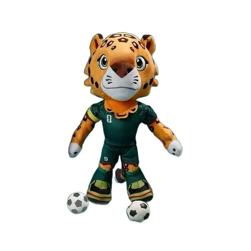 2026 Hoa Kỳ Canada Mexico World Cup Linh Vật Sang Trọng Đồ Chơi Móc Khóa Mặt Dây Chuyền Quà Tặng Giáng Sinh gift