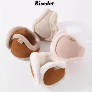 RISEDOT Vỏ Tai, Màu Trơn Bảo Vệ Lạnh Bịt Tai Mùa Đông, Chống Đông Làm Dày Sang Trọng Sang Trọng Bảo Vệ Tai Nam