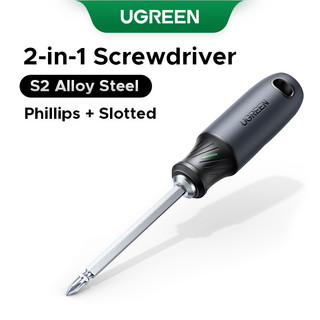 UGREEN Tua vít 2 trong 1 Thép hợp kim S2 Phillips và rãnh 6 * 100mm Công cụ tiện ích