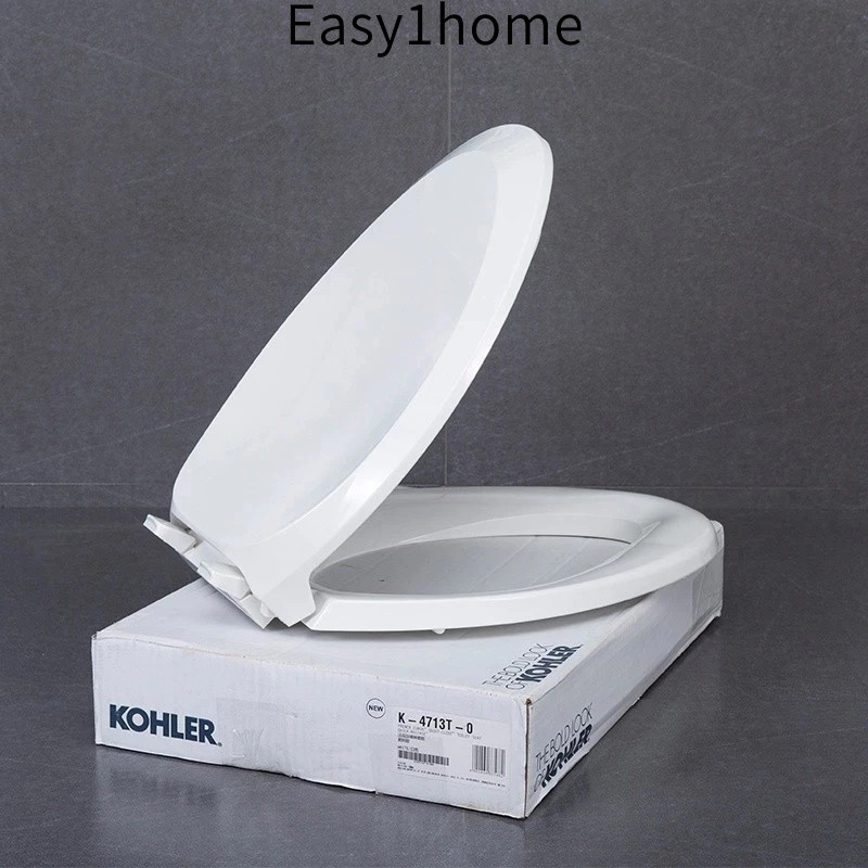 Phụ kiện nắp bồn cầu KOHLER Mỹ K-4713T 4087T loại UV phổ thông, nắp bồn cầu dày chính hãng, thả chậm