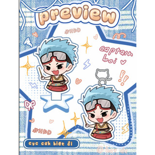 Standde và keychain “CAPTAIN BOY HOẠ SĨ ”(4 ver)