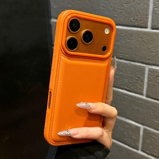 Vỏ rắn Ins Hàn Quốc cho iPhone 17 Air 11 16 15 14 13 12 Pro Xs Max XR X Vỏ da Vỏ điện thoại TPU mềm Vỏ bảo vệ mặt sau được trang bị