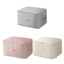 Top 4 125L Hai Tầng Quần Áo Bảo Quản Hộp Đựng Thoải Mái Người Tổ Chức Có Tay Cầm Cho Chăn Duvet Quần Áo Beddi