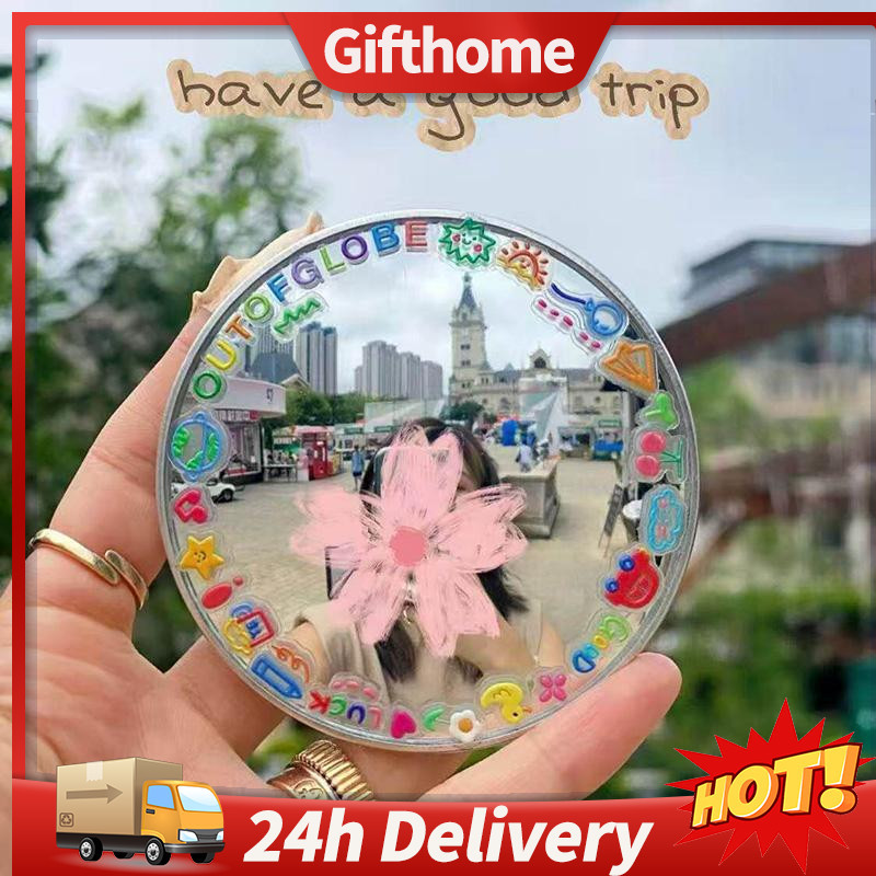 🚚【giao Hàng 24h】Lễ hội bắn nước Chụp ảnh Gương Selfie Gương kiểm tra ghi lại thời điểm tốt đẹp