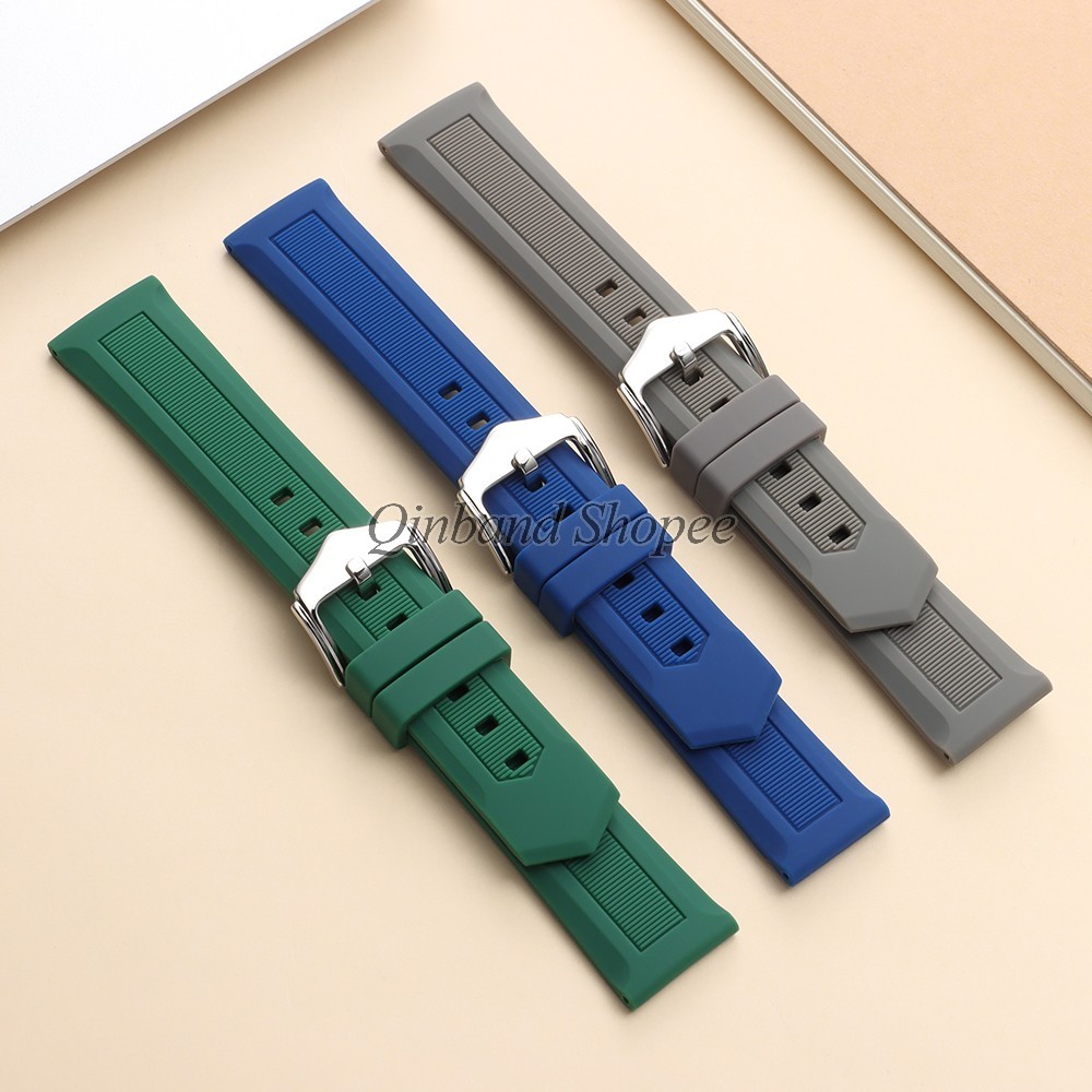 Dây đeo đồng hồ cao su thể thao chống nước 12-28mm Dây đeo đồng hồ co giãn căng cao Thay thế đa năng cho Seiko Diver 18mm 20mm 22mm 24mm Vòng tay cho nam nữ