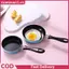 XUAN Chảo Chiên Mini Inox Ngăn Ngừa Sti Nồi Cảm Ứng Tròn Ăn Sáng Chiên Nhỏ Chảo Trứng Có Tay Cầm Dài Tiện Ích Nhà Bếp VN