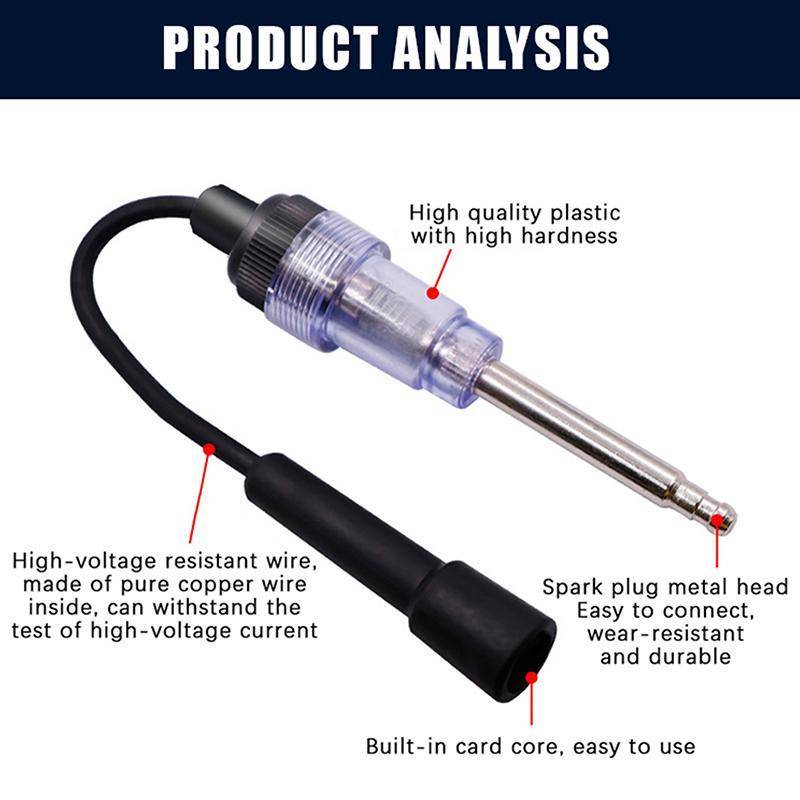< WHPHous-t > Bút kiểm tra bugi tự động 12V cho cuộn dây đánh lửa xe Phân tích nhanh Cổ vũ chẩn đoán cầm tay cho kịch bản sửa chữa động cơ Đẹp