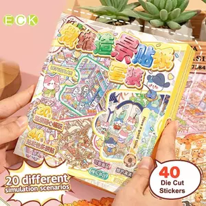 1 Bộ Cảnh Hoạt Hình Phong Cảnh Stier Sách DIY 3D Stiers Cabin Cảnh Nhà Thơ Stiers Cảnh Thu Nhỏ Stiers Quà Tặng Sinh Nhật Đẹp