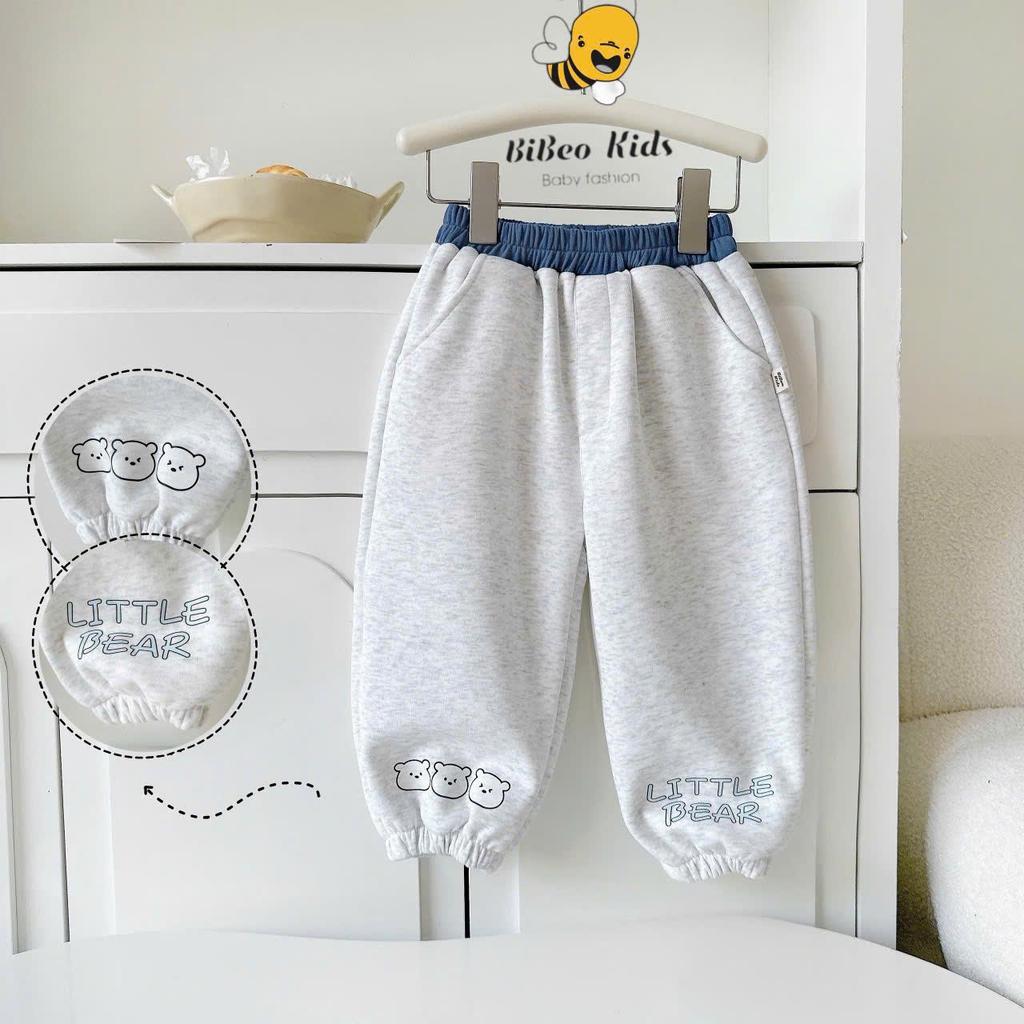 [BiBeo Kids] Bộ Quần Áo POLO THU ĐÔNG BỘ SKY LINE cho bé trai ,Bộ quần áo dài tay cho bé