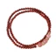 Tự Nhiên Berry Pha Lê Chuyển Hạt Vòng Tay Nhiều Lớp Màu Đỏ Thật Garnet Vòng Tay Pha Lê 26.5.14