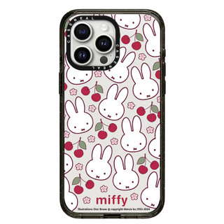 Ốp điện thoại trong suốt Miffy Rabbit Cherry Mirror Thích hợp cho iPhone 17ProMax 17pro 17 air 16promax 16 15promax 15 14promax 13 13promax Ốp lưng cứng chống rơi thời trang
