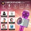 {TB & Bag} Micrô không dây Karaoke cho điện thoại di động Làm bình ngưng hát Mikrofon Blutooth Điện thoại thông minh Micro DJ Audio.