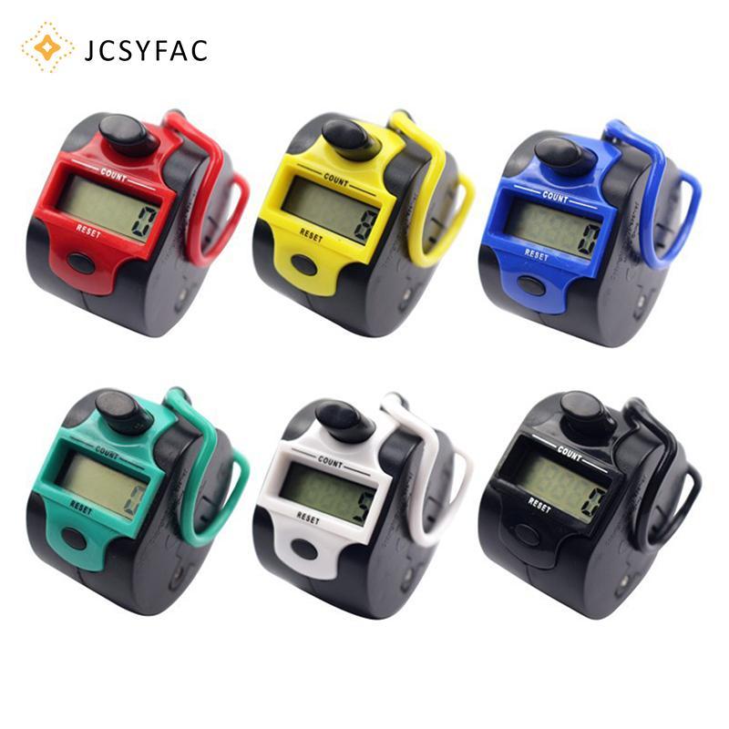 JCSYFAC Tally Counter Cầm Tay Đan Hàng Cliers 5 Chữ Số Cầm Tay Bằng Tay LCD Điện Tử Thể Thao Đếm Công Cụ Mới