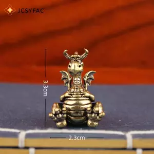 JCSYFAC Phong Thủy Trung Quốc Tượng Rồng Bay Các Bức Tượng Nhỏ Đồng Cổ Điển Luy Động Vật Trang Trí Các Bức Tượng Nhỏ Trang Trí Nhà Cửa Đồ Trang Trí Thủ Công Mới