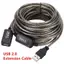 Cáp nối dài QIUWU USB 2.0 5M / 10M / 15M USB 2.0 Bộ mở rộng USB Repeater Dây nối dài với bộ tăng cường USB Nam sang Nữ.