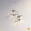 Nhẫn đôi mở có thể điều chỉnh cỏ bốn lá dành cho nữ Cô gái Trang sức gợi cảm lãng mạn cho đám cưới Trang phục buổi tối mới