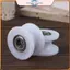 ĐIỆN 1 Chiếc Cơ Ròng Rọc Rãnh Bánh Xe 608zz Vòng Bi Kép Cán Ròng Rọc Bánh Xe Tròn Con Lăn 8 * 42 * 24mm.