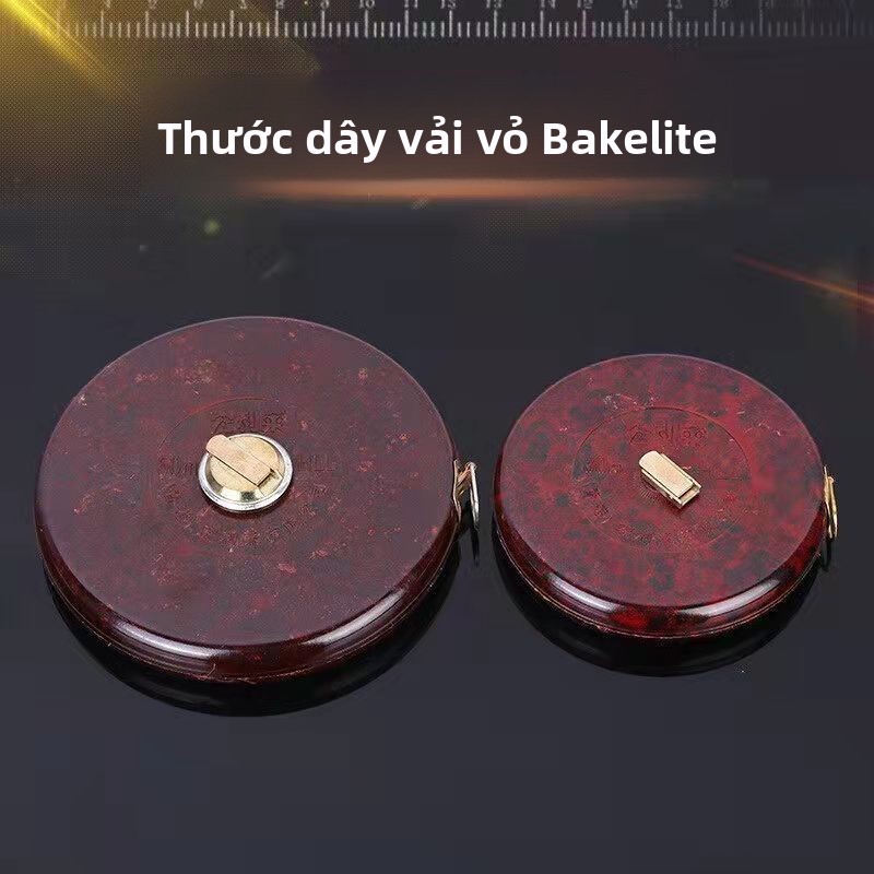 🔥Thước vải lanh Bakelite 30 mét 50 mét thước cuộn vải đo kỹ thuật chống rơi chống nước thước hộp thước dài lớn S4MZ