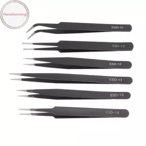 Hooudou 6 Chiếc Chính Xác s Bộ Chống Tĩnh Điện ESD Thép Không Gỉ Dụng Cụ Sửa Chữa Cho Điện Tử Mô Hình Hàn Trang Sức Makin VN