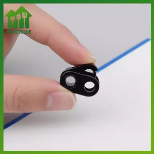 SWEET Nút chặn lò xo hai lỗ Bule Pa gồm 10 chiếc Dây Los cho túi quần áo Bộ điều chỉnh dây nhựa bền để sử dụng thể thao n
