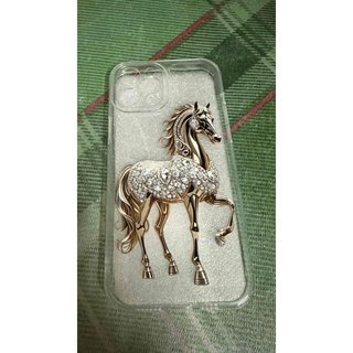 Ốp điện thoại trong suốt họa tiết in phẳng Diamond Horse Hot-bán chạy Thích hợp cho iPhone 17promax / 15promax / 14 / 13pro / 16pro / 12pro / 11 / xr / 14plus Vỏ chống sốc