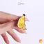 Chuối Lười Men Pin Trâm Hoạt Hình Trái Cây Dễ Thương Huy Hiệu Ve Áo Cho Jaet Trường Đồng Phục Trang Trí Mới