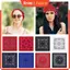 Floral Bandana Head Scarf Hip Hop Halloween Turbans Head Scarf for Rapper
