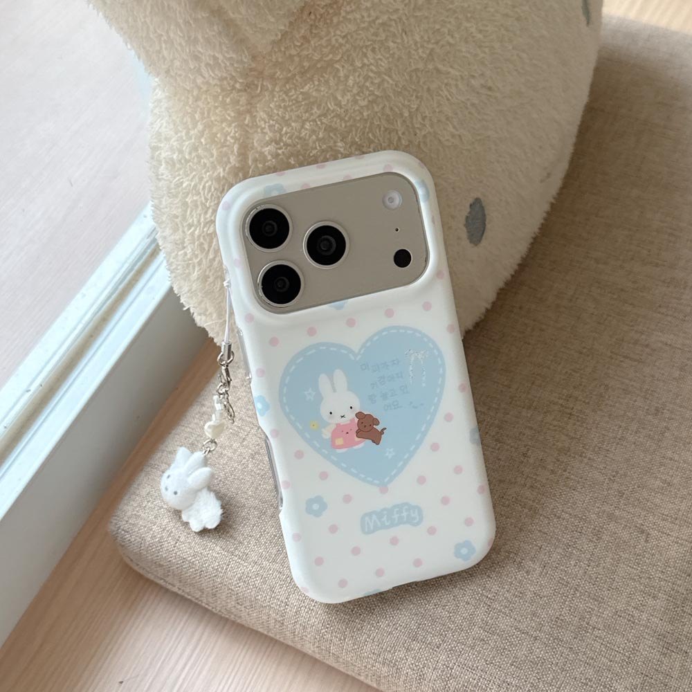 Ốp lưng cứng Tương thích với iPhone 15 15Pro 15ProMax 16 16Pro 16ProMax 17 17Pro 17ProMax Ốp lưng họa tiết thỏ