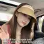 Springevenstar Raffia Rơm Mũ Chống Nắng Mở Top Nữ Mùa Hè Chống Tia UV Rộng Vành Mũ Đi Biển Kỳ Nghỉ Phong Cách Thường Ngày Springevenstar