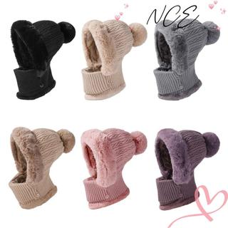 Mũ dệt kim NCE Bảo vệ tai nữ Máy sưởi cổ trượt tuyết