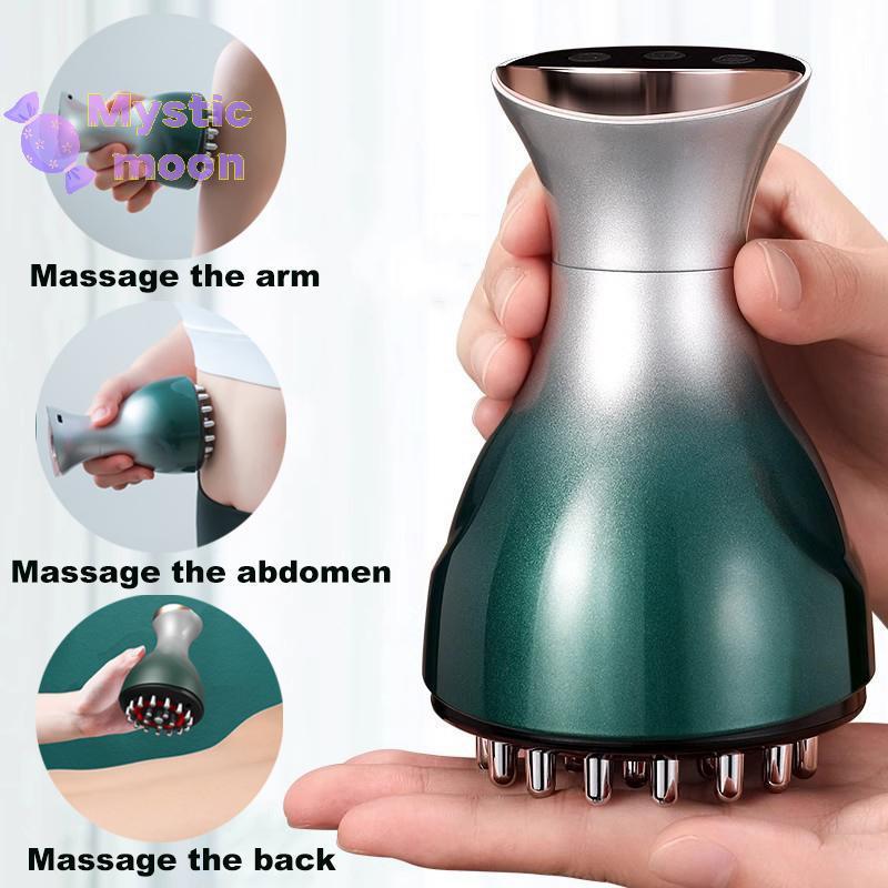 [Mystic] Máy mát xa Guasha có thể sạc lại - Sưởi ấm giải độc bạch huyết & đốt mỡ [Mới]