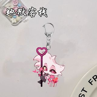 Móc khóa Anime Alastor Lucifer ‌‌Charlie Morningstar Nam Móc Chìa Khóa Cho Nữ Hoạt Hình Vai Trò Hình Acrylic Móc Khóa Mặt Dây Chuyền Quà Tặng