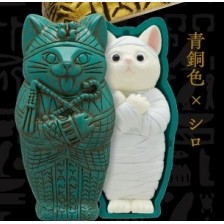 [BTF] Hàng có sẵn Nhật Bản Qitan Gashapon Mèo Ai Cập Xác ướp Đồ trang trí Sanhua Pharaoh Bán thứ hai QJ42