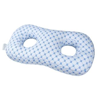 Gối ngủ cong CATIYAHA, Gối xỏ lỗ tai hai lỗ tai tiện dụng, Dễ dàng làm sạch thoáng khí Di động thoải mái Bông tai Gối phụ kiện ngủ bên