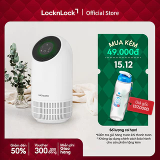 Máy lọc không khí Lock&Lock CADR 90㎥/h, Coverage 11㎡ - Màu trắng ENP116WHT