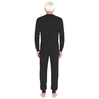 Yhong Unisex Người Cao Tuổi Chống Trượt Thích Ứng Áo liền quần Cổ Tròn Tay Dài Dây Kéo Lưng Quần Dài Một Mảnh Rompers Cho Nhu Cầu Đặc Biệt Và Khuyết Tật