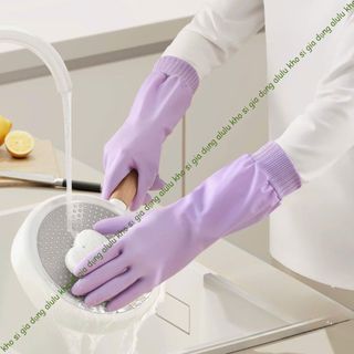 Găng Tay Cao Su Dài Chống Nước Rửa Bát, Dọn Dẹp Nhà Bếp, Găng Tay Gia Dụng Cao Cấp – Kho sỉ gia dụng alulu