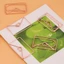 BEABOUT 12 Kẹp Giấy Hình Phong Bì, Kim Loại 34 × 21mm Bookmark Clip, Dấu Trang Dễ Thương Hoa Hồng Vàng Tổ Chức Tài Liệu Kẹp Đồ Dùng Học Tập