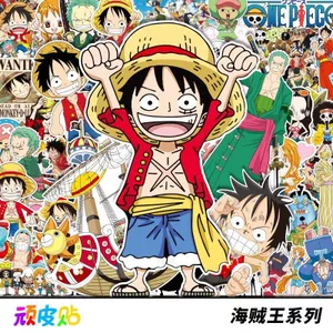 XYLDN14 Anime One Piece Series Dán Bộ Lớn Mini Laptop Điện Thoại Di Động Đàn Guitar Ván Trượt Miếng Dán Chống Thấm Nước