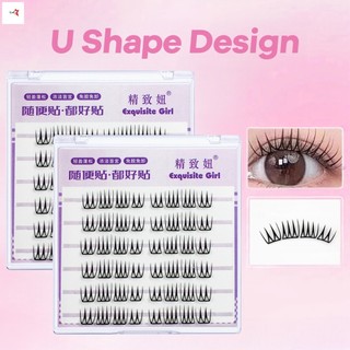 Lông mi giả hình chữ U Cụm đơn 11-13mm C Curl Natural Look for Daily Party Makeup