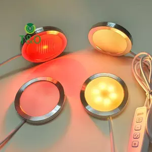 Đèn hợp kim nhôm mỏng Wltra tròn USB 5V Phụ kiện máy in 3D Phụ kiện đèn Led Mô hình DIY Trắng ấm / Đa năng [mới]