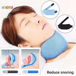 < Honeyba > Dây đeo cằm chống ngáy cho nam giới Phụ nữ có thể điều chỉnh Dừng ngáy khi ngủ Ne Nẹp Chống ngưng thở Hàm Giải pháp Hỗ trợ giấc ngủ Chăm sóc giấc ngủ Đẹp