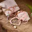PNPIA- Nữ Bohemian Sao Biển Mặt Dây Chuyền Vòng Tay Bộ Hạt Cơm Thủ Công Mùa Hè Đại Dương Thời Trang Bãi Biển Trang Sức